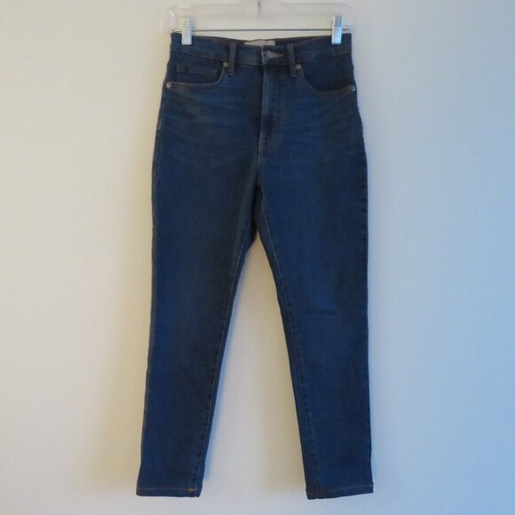 EVERLANE High Rise Ankle Skinny Jeans Casual Classic Minimalist - Size 26 - Picture 3 of 13